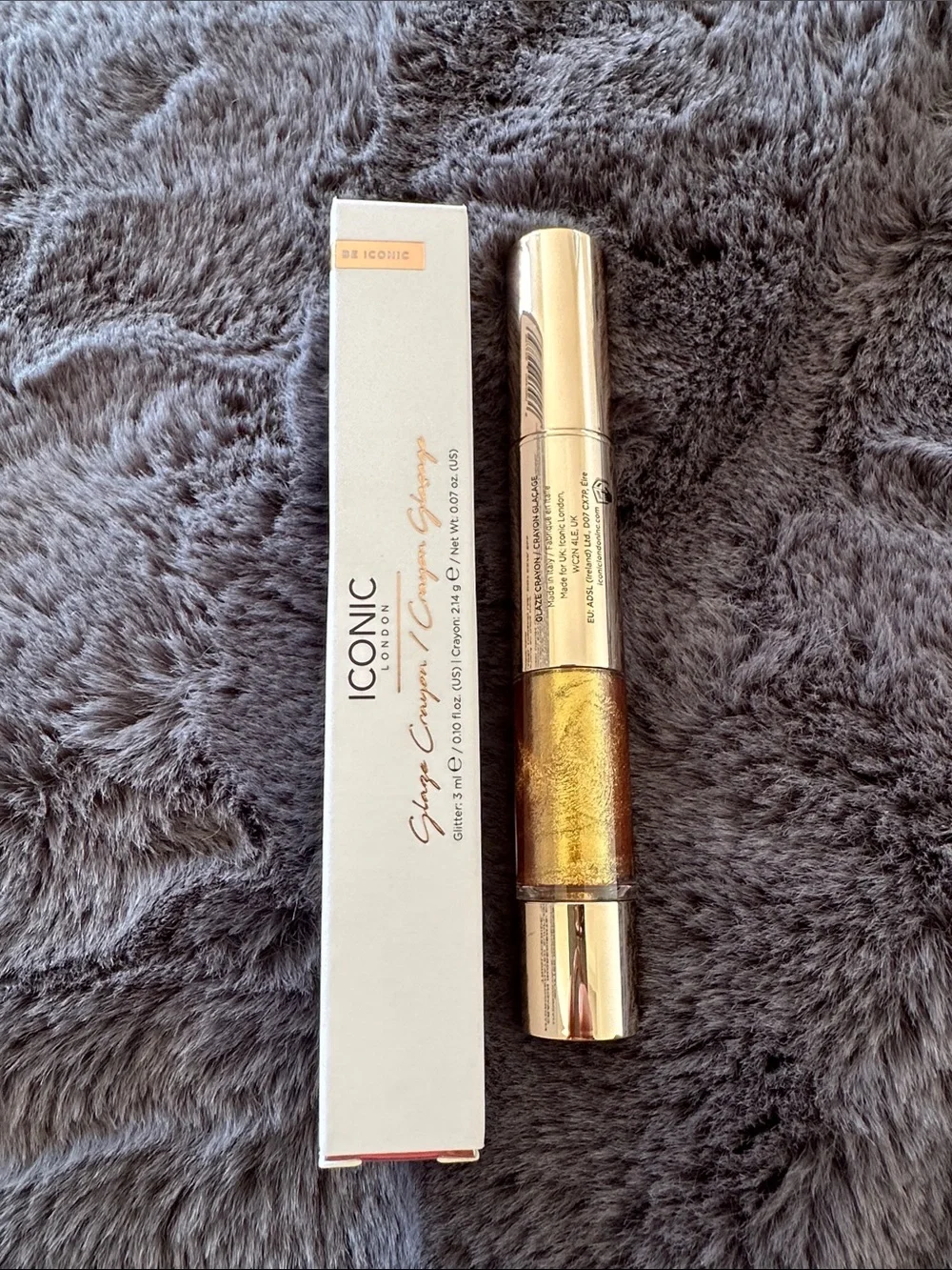 NIB ICONIC LONDON GLAZE CRAYON PENCIL IN Goldmine